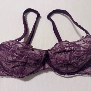 VS lace unlined bra